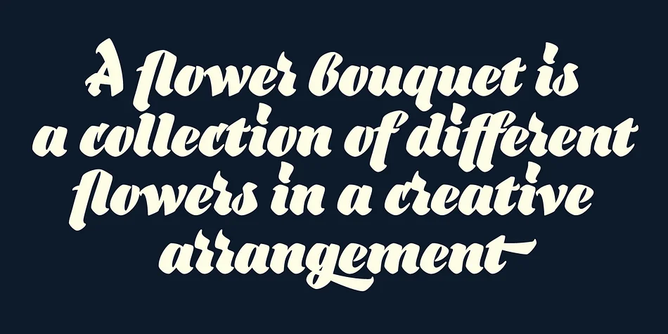 Bouquet by Serebryakov — Script Handwritten Font — thumbnail 3