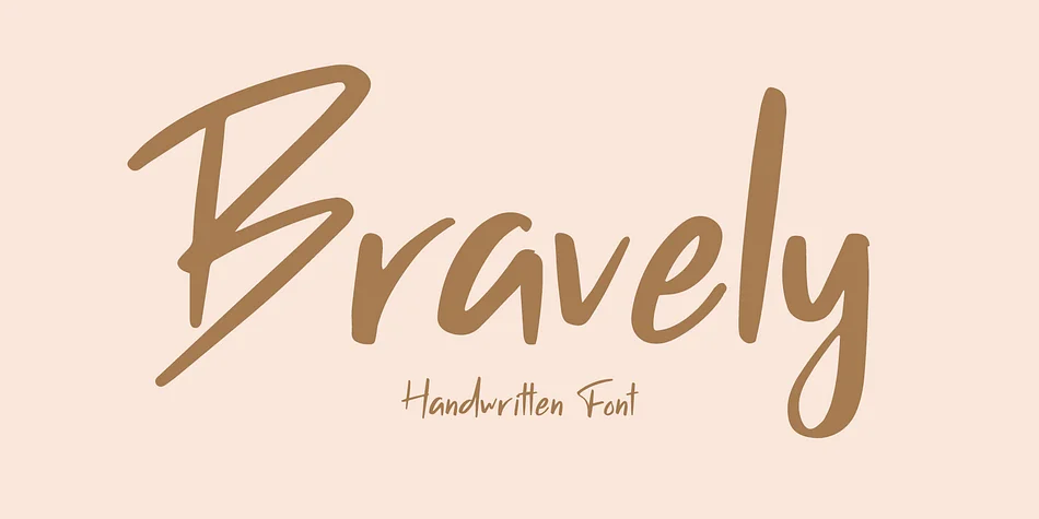 Bravely by Craft Supply Co. — Script Handwritten Font