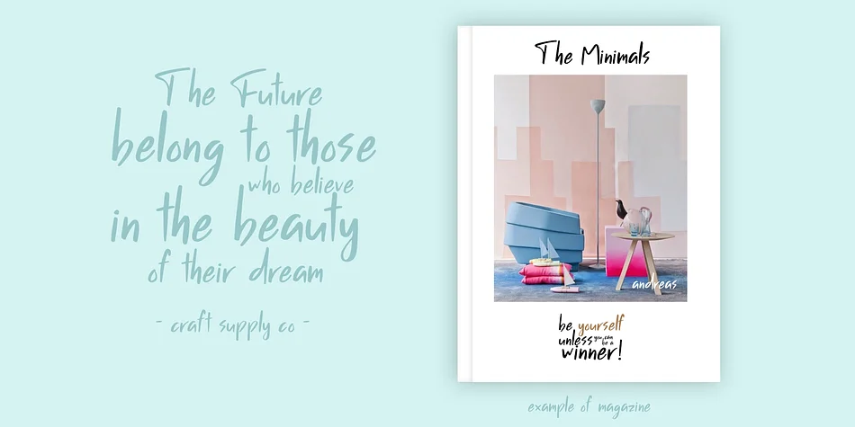 Bravely by Craft Supply Co. — Script Handwritten Font — thumbnail 6