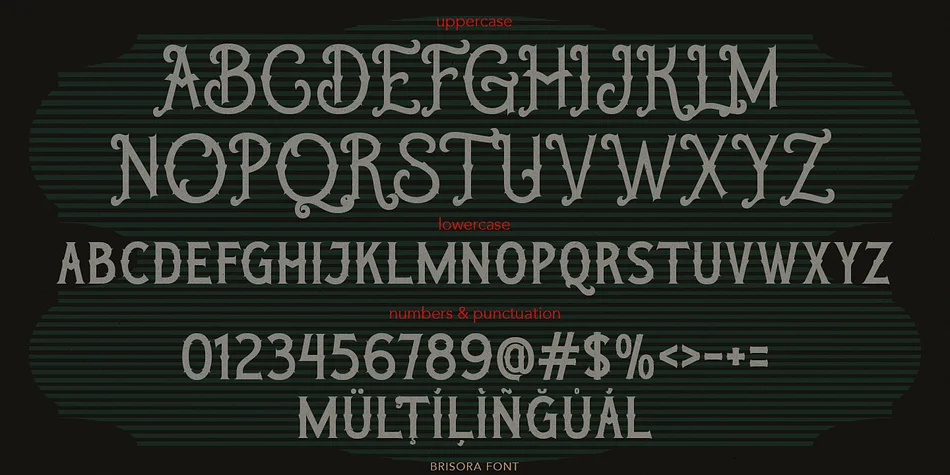 Brisora by TypeClassHeroes — Decorative Font — thumbnail 6