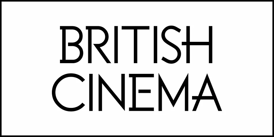BRITISH CINEMA JNL by Jeff Levine Fonts — Display Font — thumbnail 2