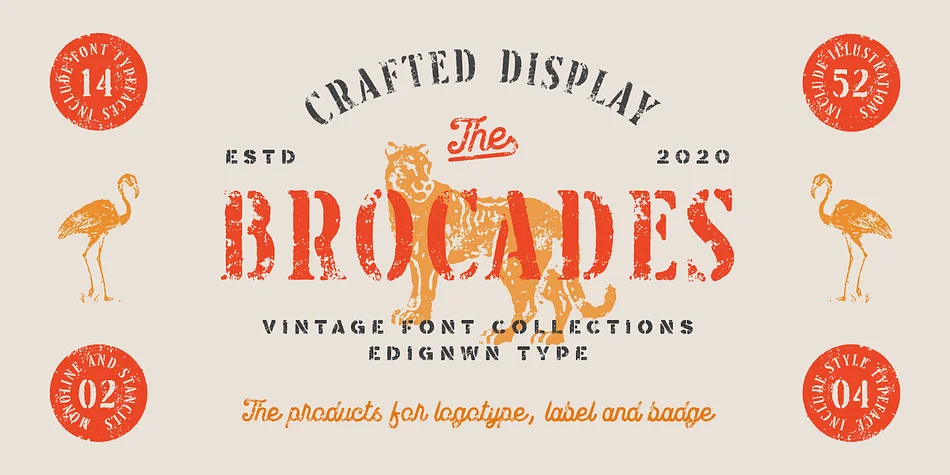 Brocades by Edignwn Type — Dingbats Font