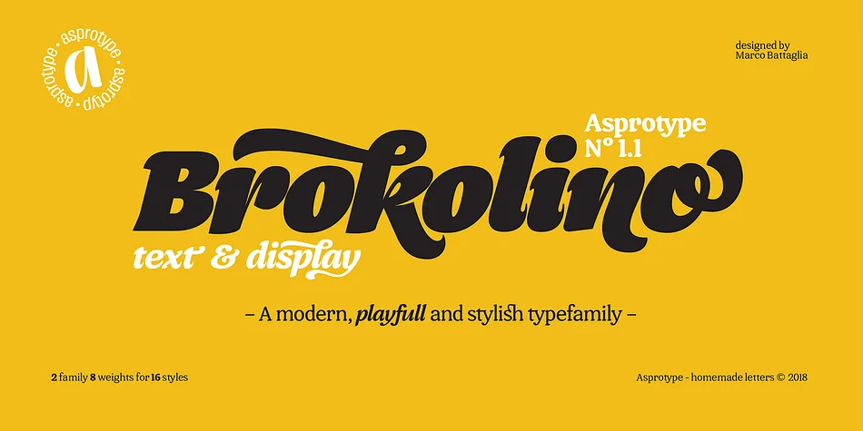 Brokolino Display by Aspro Type — Display Font