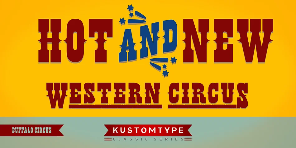 Buffalo Circus by Kustomtype — Dingbats Font