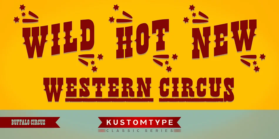 Buffalo Circus by Kustomtype — Dingbats Font — thumbnail 3