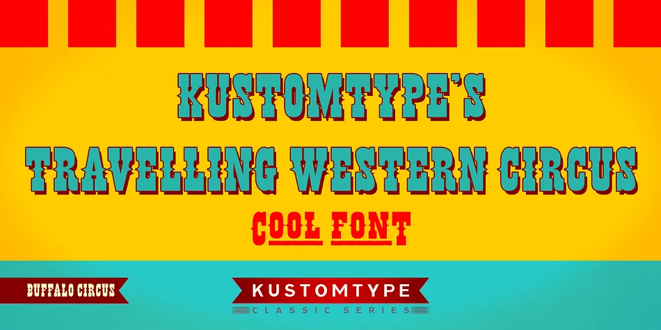 Buffalo Circus by Kustomtype — Dingbats Font — thumbnail 4