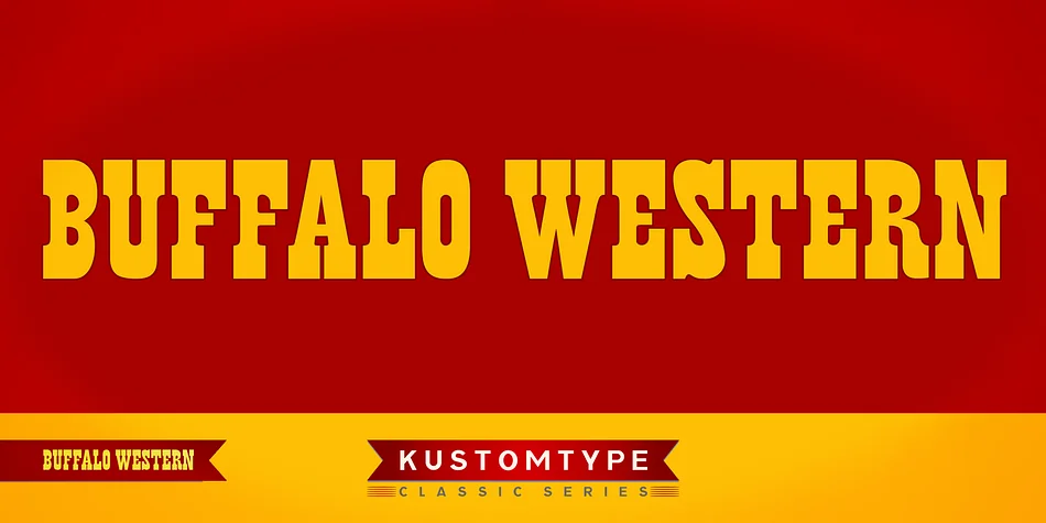 Buffalo Western by Kustomtype — Dingbats Font