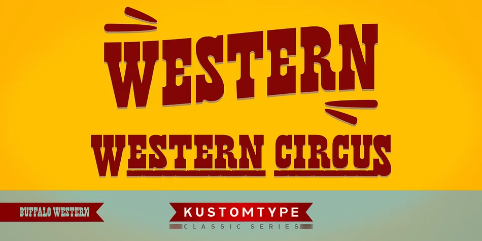 Buffalo Western by Kustomtype — Dingbats Font — thumbnail 2