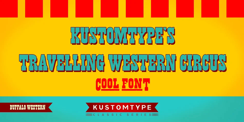 Buffalo Western by Kustomtype — Dingbats Font — thumbnail 3