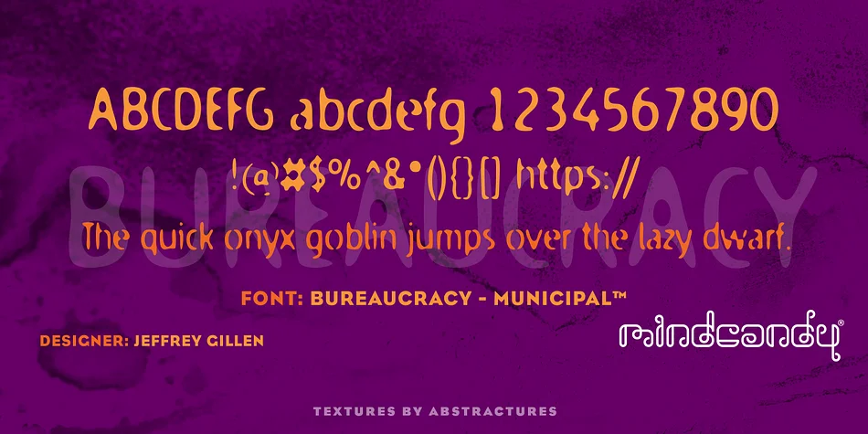 Bureaucracy™ by MINDCANDY — Decorative Font