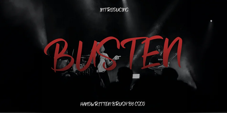 Busten by Craft Supply Co. — Script Handwritten Font