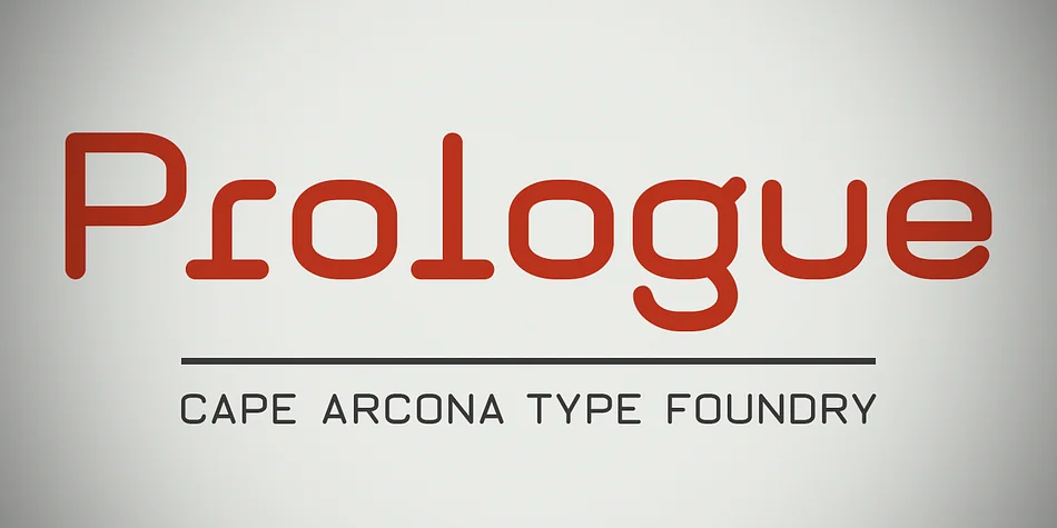 CA Prologue by Cape Arcona Type Foundry β Decorative Font