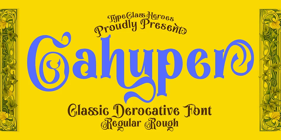Cahyper by TypeClassHeroes — Display Font