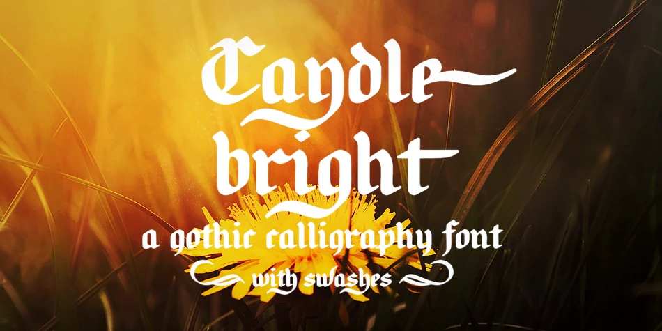 Candlebright by Ana's Fonts β Blackletter Font