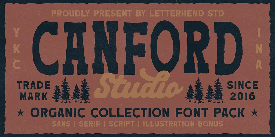 Canford by Letterhend Studio — Decorative Font