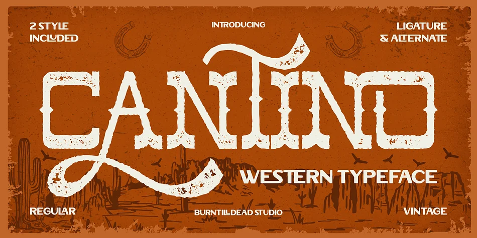 Cantino by Burntilldead — Decorative Font
