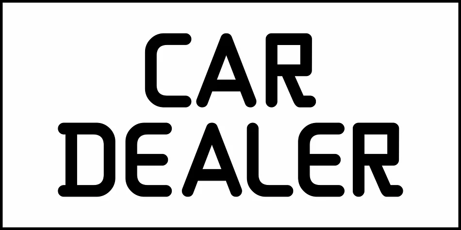 Car Dealer JNL by Jeff Levine Fonts — Display Font — thumbnail 2