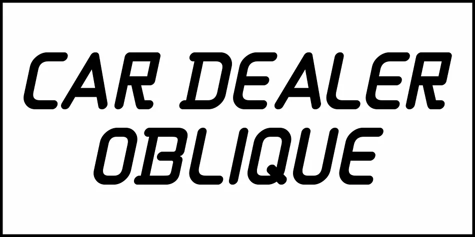 Car Dealer JNL by Jeff Levine Fonts — Display Font — thumbnail 4