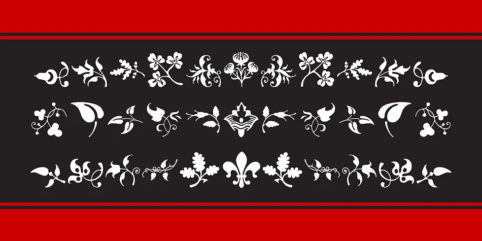 Castle Fleurons by CastleType — Dingbats Font
