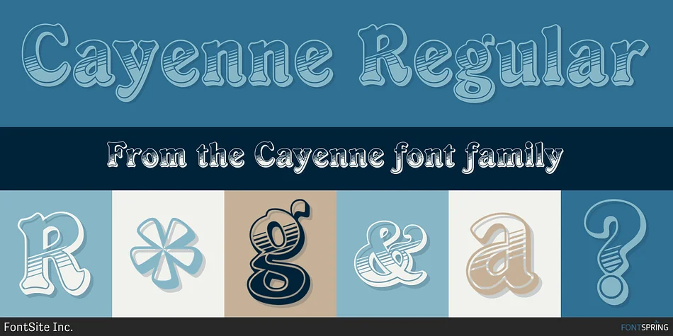 Cayenne by FontSite Inc. — Decorative Font