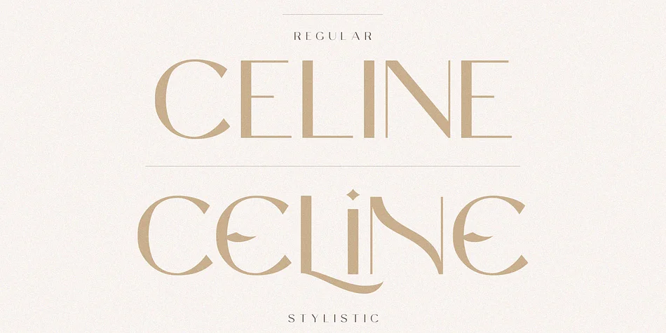 Celine Peach by Craft Supply Co. — Display Font — thumbnail 3