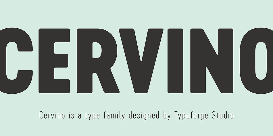 Cervino by Typoforge Studio β Display Font