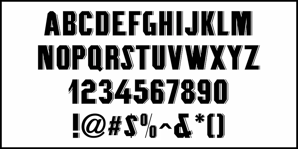 CHAMFER ENGRAVED JNL by Jeff Levine Fonts — Display Font — thumbnail 3