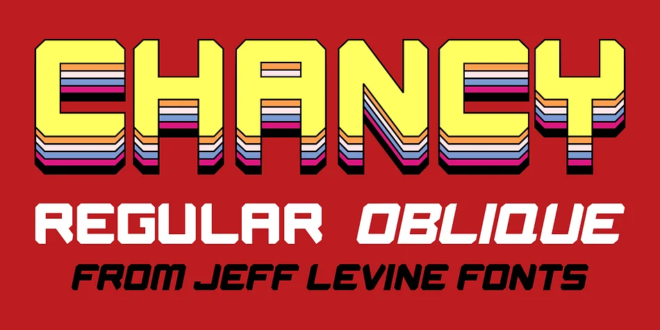 CHANCY JNL by Jeff Levine Fonts — Display Font