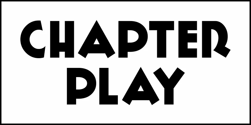 Chapter Play JNL by Jeff Levine Fonts — Display Font — thumbnail 2