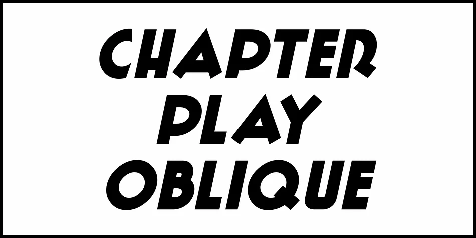 Chapter Play JNL by Jeff Levine Fonts — Display Font — thumbnail 4