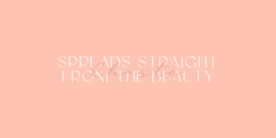Chaste by roomspace — Display Font — thumbnail 4
