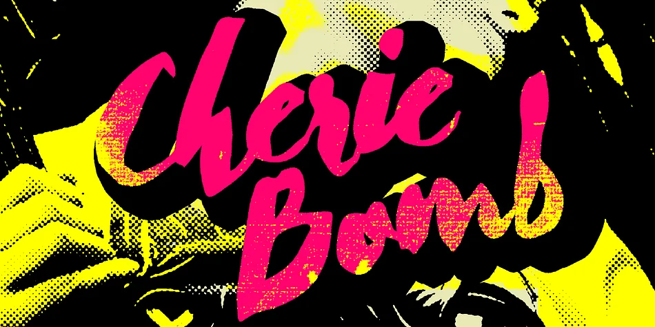 Cherie Bomb by Great Scott — Display Font