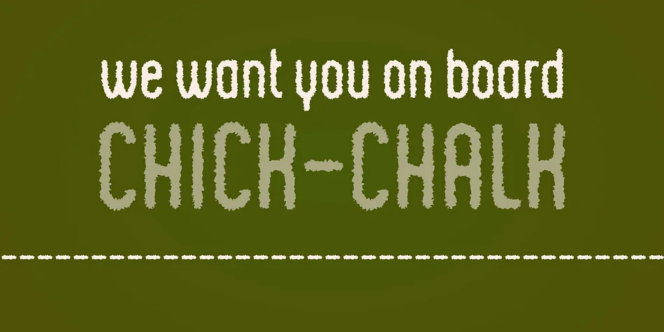 Chic Chalk by Kustomtype — Display Font