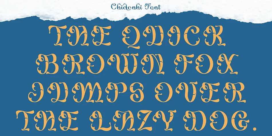 Chidonki by TypeClassHeroes — Decorative Font — thumbnail 6