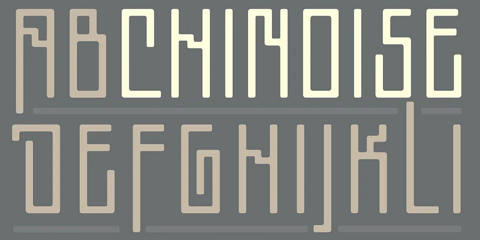 CHINOISE by CastleType — Display Font