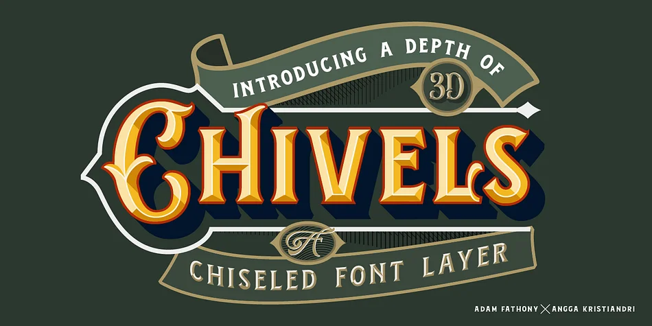 Chivels by AF Studio — Decorative Font