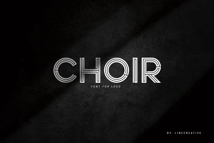 Choir by Linecreative — Display Font