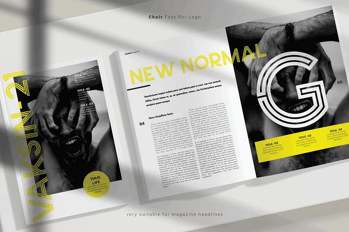 Choir by Linecreative — Display Font — thumbnail 3