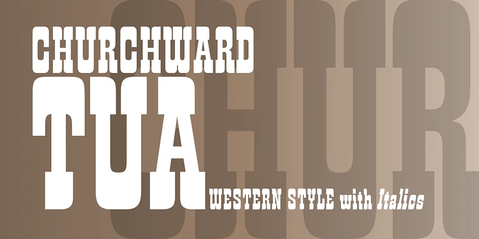 Churchward Tua by BluHead Studio — Decorative Font