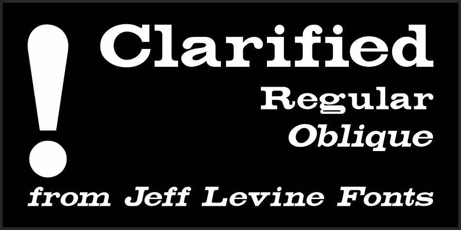 Clarified JNL by Jeff Levine Fonts — Decorative Font