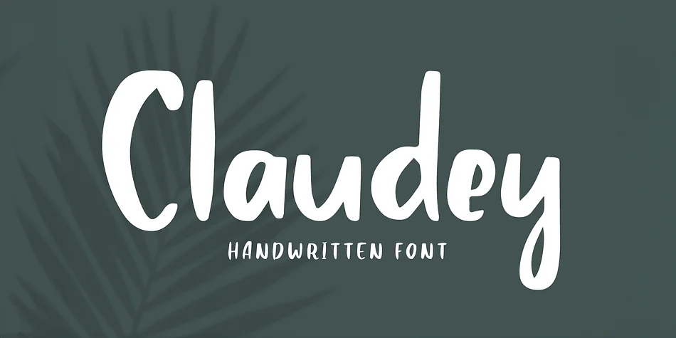 Claudey by Craft Supply Co. — Display Font
