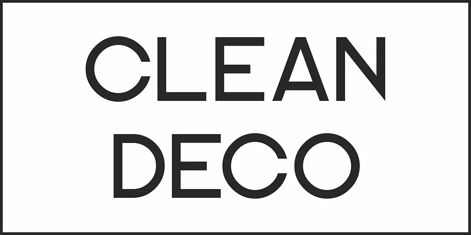 CLEAN DECO JNL by Jeff Levine Fonts — Display Font — thumbnail 2
