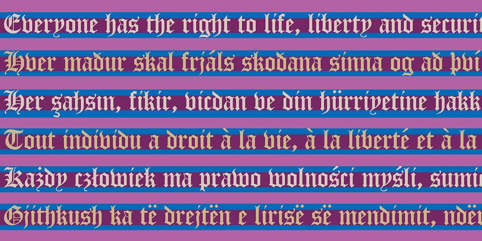 Cloister Black CT by CastleType — Blackletter Font — thumbnail 8