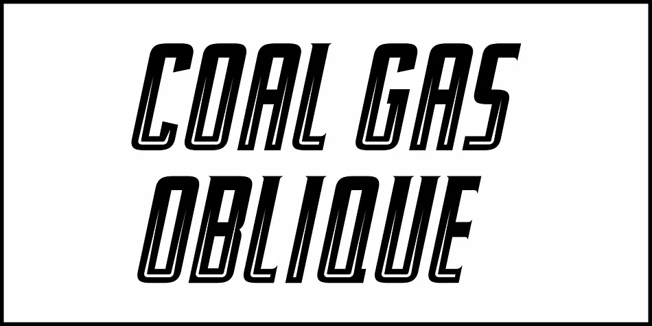 Coal Gas JNL by Jeff Levine Fonts — Display Font — thumbnail 4
