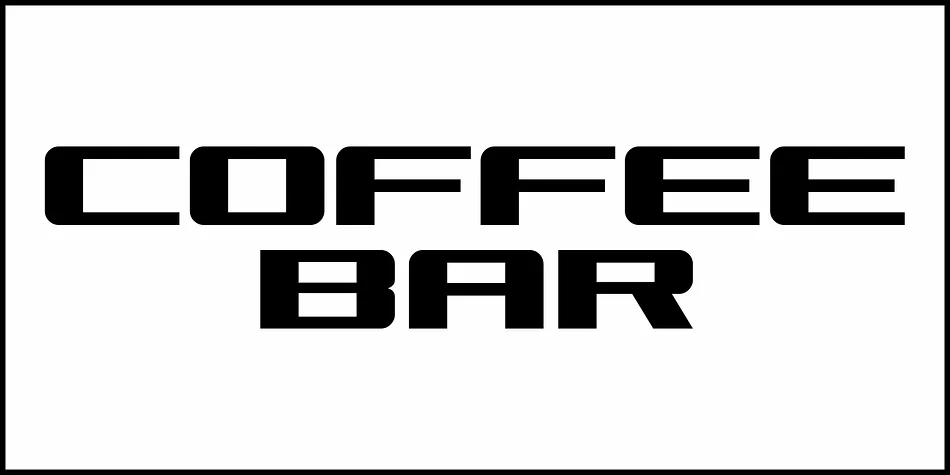 COFFEE BAR JNL by Jeff Levine Fonts — Display Font — thumbnail 2