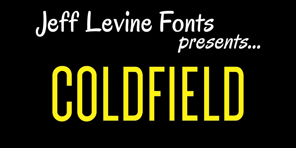 COLDFIELD JNL by Jeff Levine Fonts — Display Font