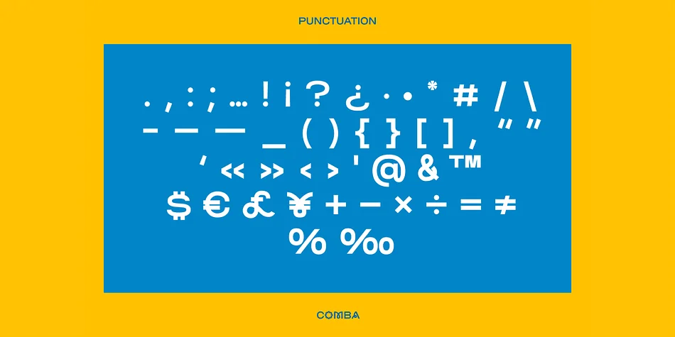 COMBA by That That Creative — Display Font — thumbnail 6