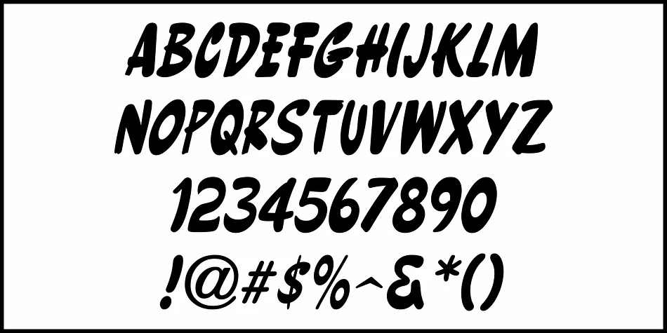 COMEDY TEAM JNL by Jeff Levine Fonts — Display Font — thumbnail 5