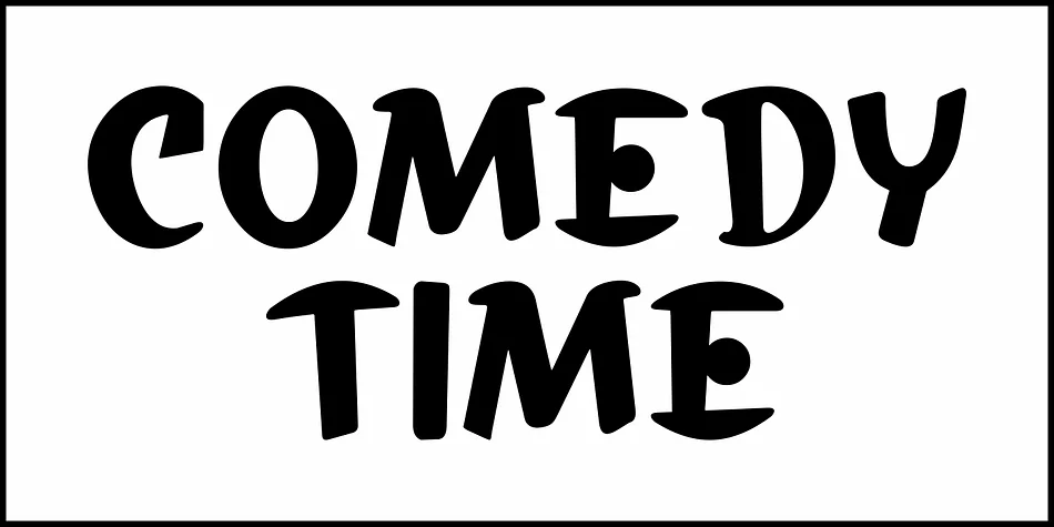 Comedy Time JNL by Jeff Levine Fonts — Decorative Font — thumbnail 2