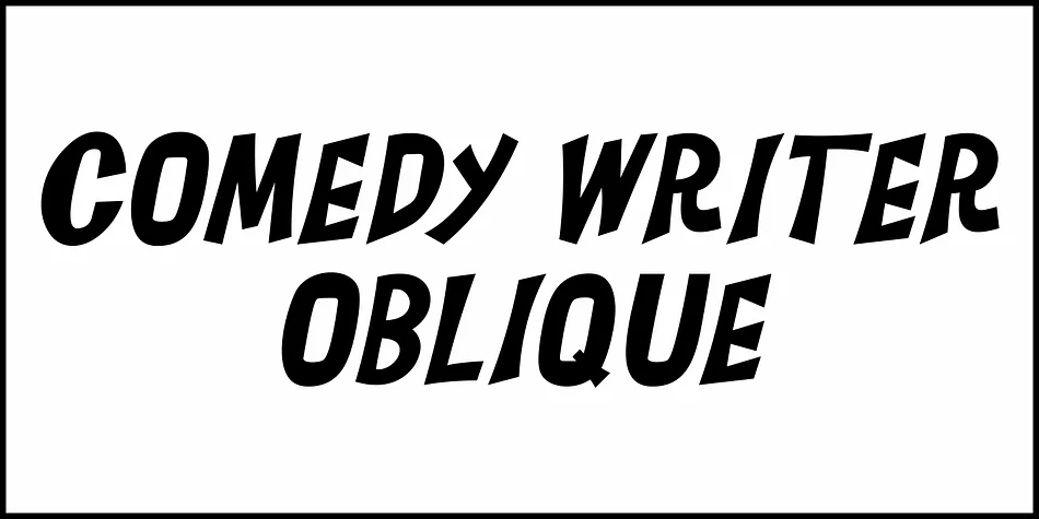 COMEDY WRITER JNL by Jeff Levine Fonts — Display Font — thumbnail 4